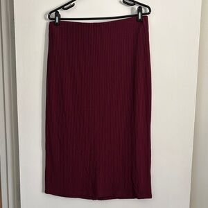 Old Navy Ribbed Midi Skirt